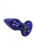 The shining glass buttplug blue